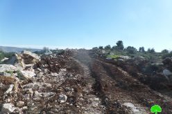 Halt of Work order on an agricultural road in Idhna / East Hebron