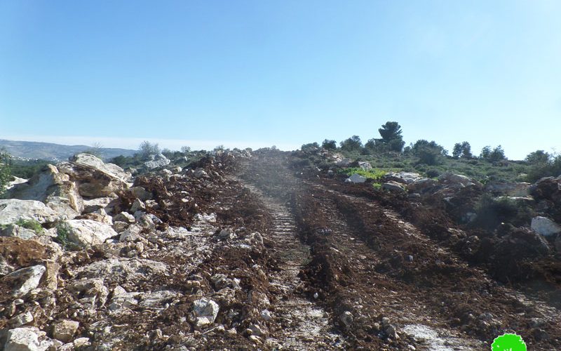 Halt of Work order on an agricultural road in Idhna / East Hebron