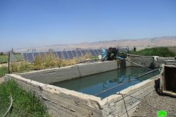 Stop work order on a Solar Energy Station in Khirbet Ad-Dear/ Tubas governorate