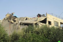 The occupation demolished Omar Abu Layla family home – Az-Zawiya / Salfit governorate