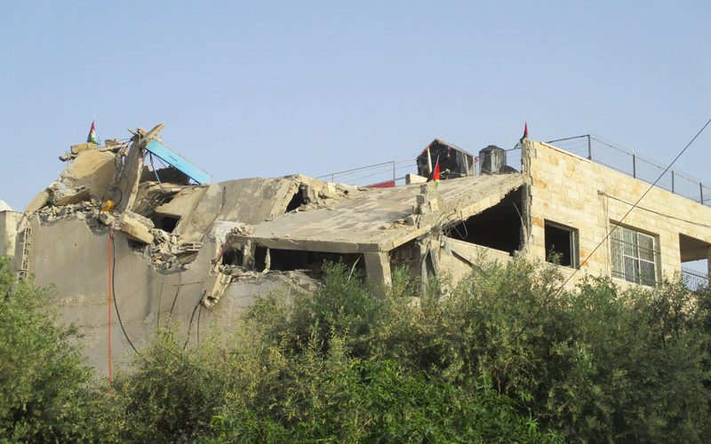 The occupation demolished Omar Abu Layla family home – Az-Zawiya / Salfit governorate