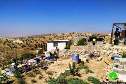 الاحتلال يهدم مسكناً في قرية خلة الضبع بمسافر يطا / محافظة الخليل