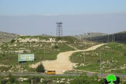 Rehabilitating a new colonial road in Ein Yabrud / Ramallah governorate