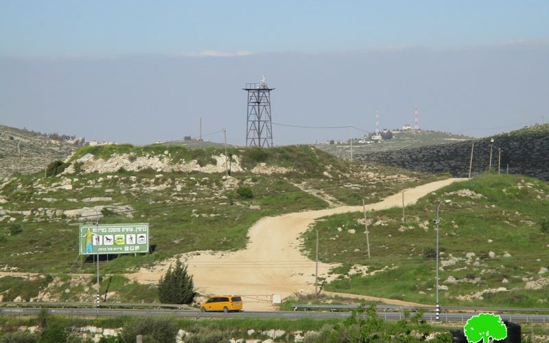 Rehabilitating a new colonial road in Ein Yabrud / Ramallah governorate