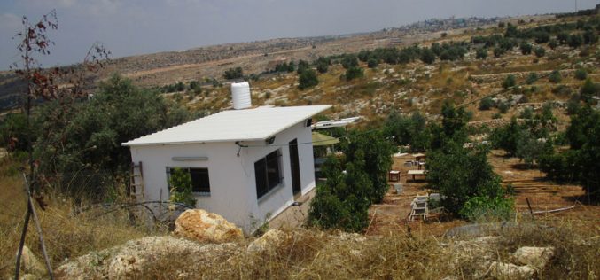 Halt of Work Orders on Facilities in An-Nabi Elyas Village/ Qalqilya Governorate