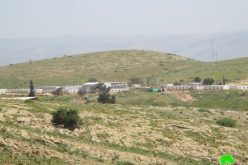Expansions in “Nahal” Military Camp – Wad Al-Malih Area / Tubas Governorate