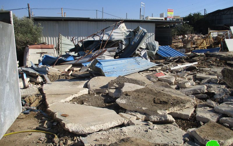 Demolition of Facilities in Haris Village / Salfit Governorate