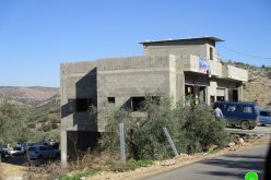 اخطارات بوقف البناء تطال 5 منشآت سكنية وزراعية في قرية بيت أمين / محافظة قلقيلية