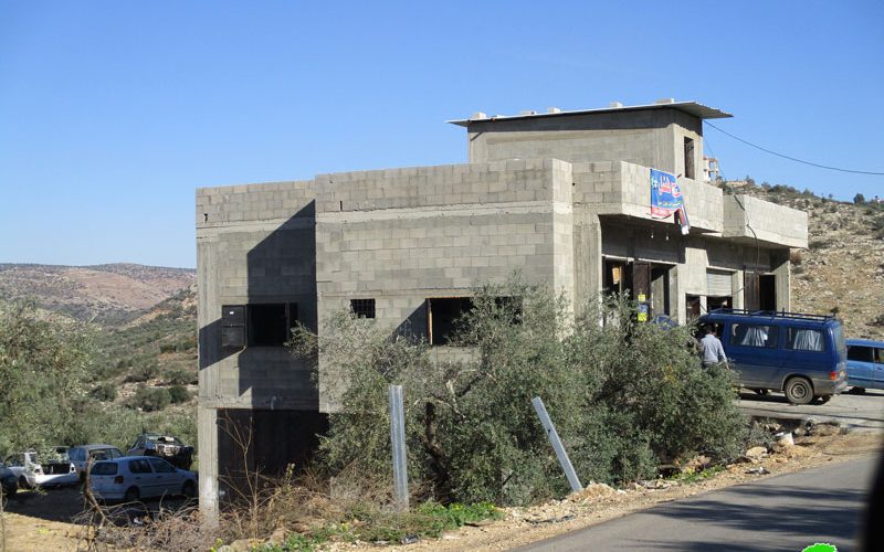 Israel to Halt Work on 5 Residential and Agricultural Structures in Beit Amin / Qalqilya Governorate