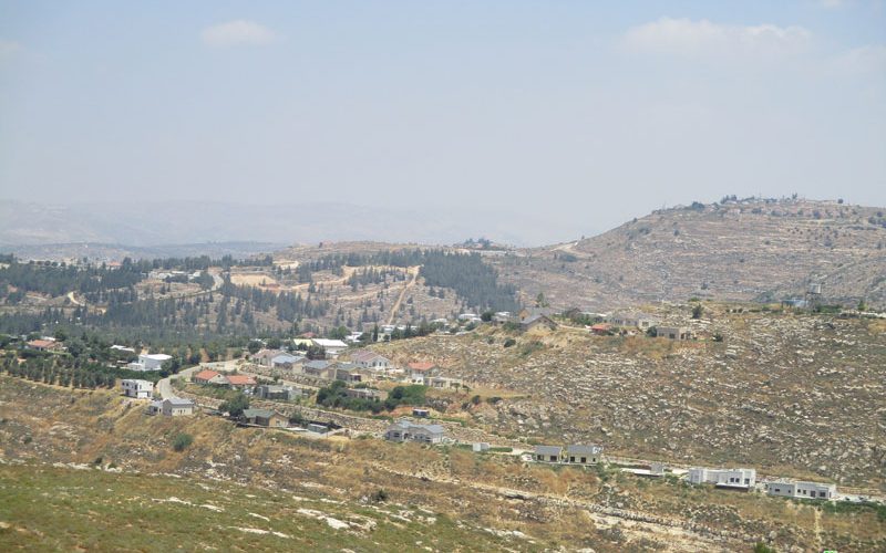The Occupation Provides Water Supply for Israeli  Illegal Settlements – Sinjil Village / Ramallah