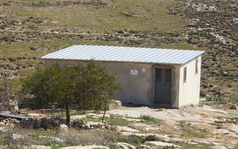 Demolishing order on a school in Kallet Ad-Daba’ / Hebron Governorate