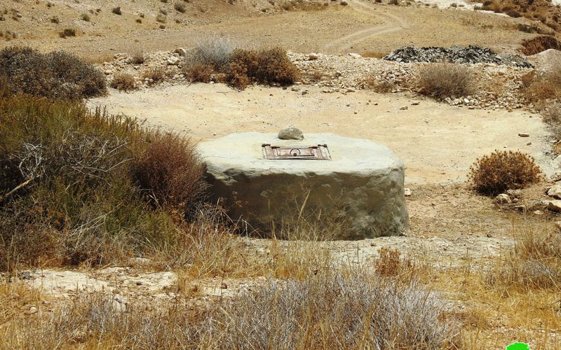 Threatening 3 cisterns of demolition in Umm Al-Khair – east Yatta/ Hebron governorate