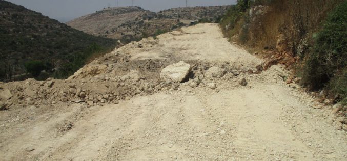 IOF ravage an agricultural road in At-Tirah / West Ramallah