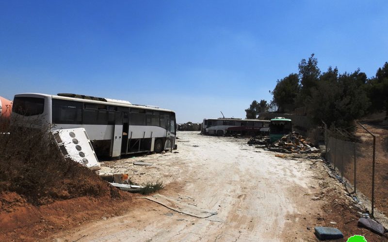 IOF Destroy a Facility in Deir Razeh / South Hebron