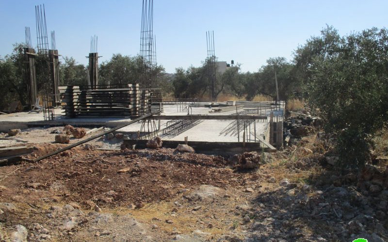 An eviction order and demolition of a residential building in ‘Azzun ‘Atma / Qalqilya governorate