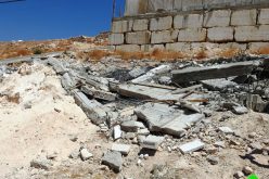The Israeli occupation demolish a Mosque and Two rooms in Jabal Jouhar / south Hebron
