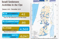 Info Graph: Israeli Settlement Activities during 2019