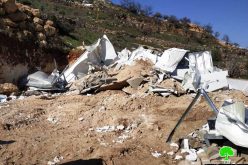 الاحتلال يهدم مسكن عائلة الرجبي للمرة الثانية جنوب مدينة الخليل