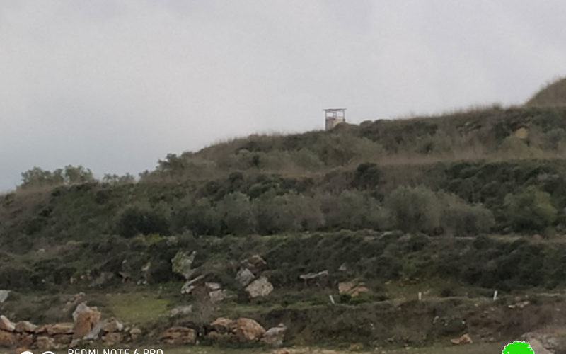 Israeli sets up watch points in Jit village / Qalqilya governorate