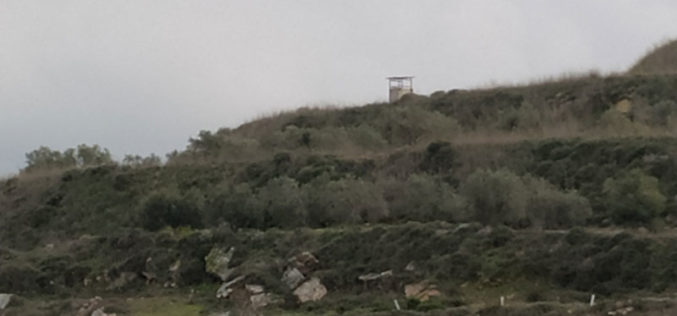 Israeli sets up watch points in Jit village / Qalqilya governorate
