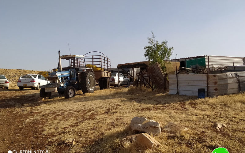 إخطارات لـ 27  عائلة بوقف العمل في مساكنها ومنشآتها الزراعية في منطقة  واد  السيق / محافظة رام الله
