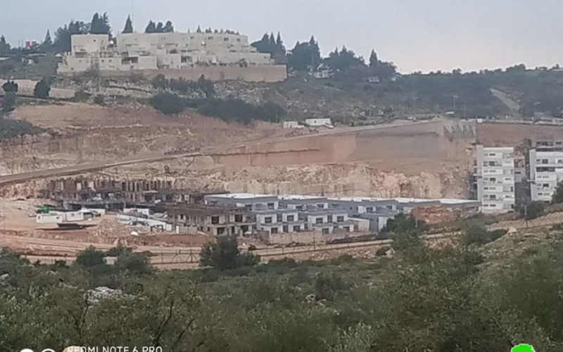 Elkana settlement expands more on Salfit lands