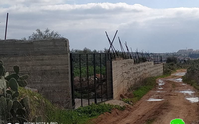 Final notice for retaining walls in Ni’lin town / Ramallah governorate