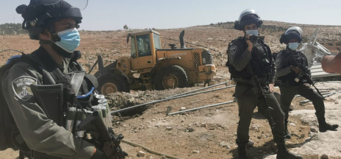 The Israeli Occupation demolished number of Palestinian houses in Masafer Yatta / South Hebron