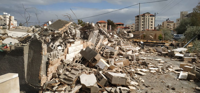 Under Security Claims, Demolishing Ahmad Qumba’s family home for the second time