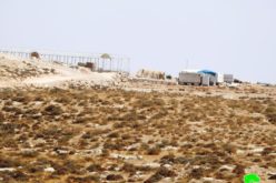Settlers establish a new outpost on citizens’ lands, east of Yatta, Hebron Governorate.