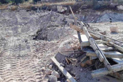 The Occupation Demolishes the Foundation of a House in
