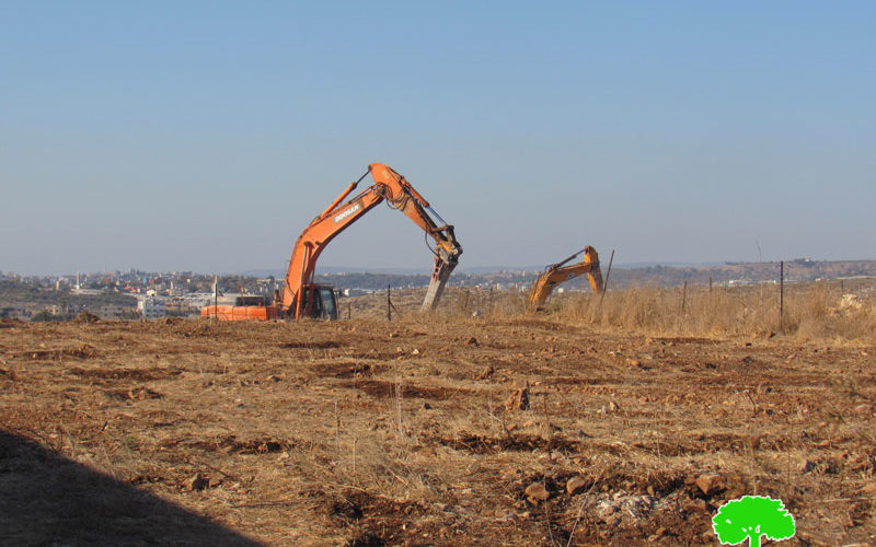 Ravaging and Opening a road south Shufa village / Tulkarm governorate