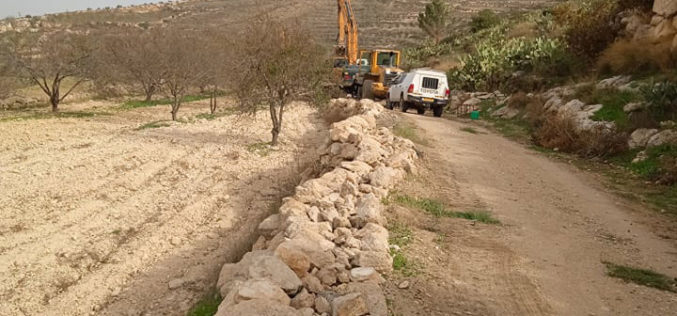 The Israeli Occupation Demolishes an Agricultural Project in Suba / West Hebron