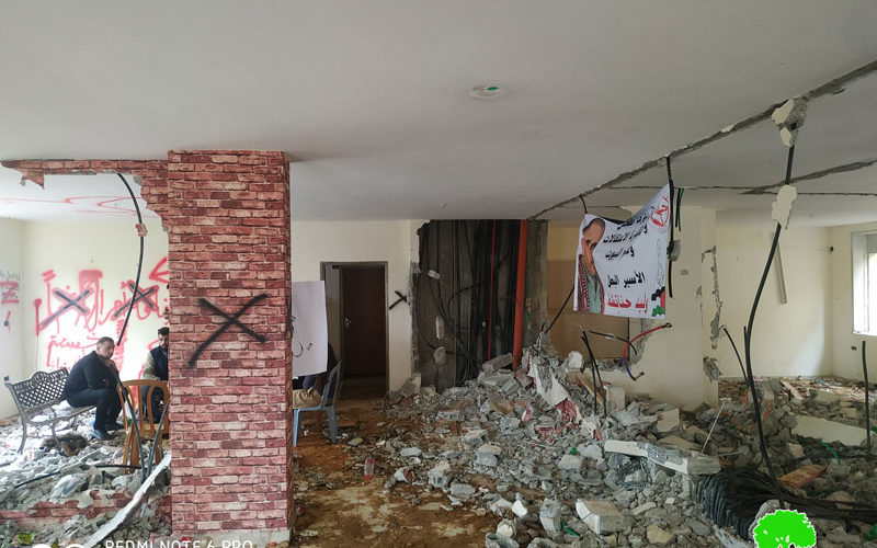 Under Security Claims, the Occupation Demolishes Two Houses in Beir Zait and At-Tira Neighborhood / Ramallah governorate