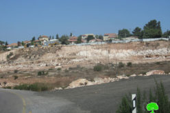 The Israeli Occupation Open a New Colonial Road South “Kiryat Netafim” / Salfit governorate