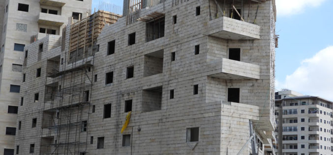 إخطار 6 مساكن بوقف العمل والبناء في بلدة الخضر / محافظة بيت لحم