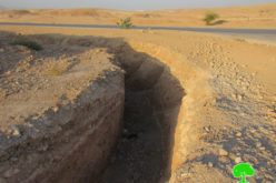 Colonists Dig a Massive Trench in An-Nuwayima / Jericho governorate
