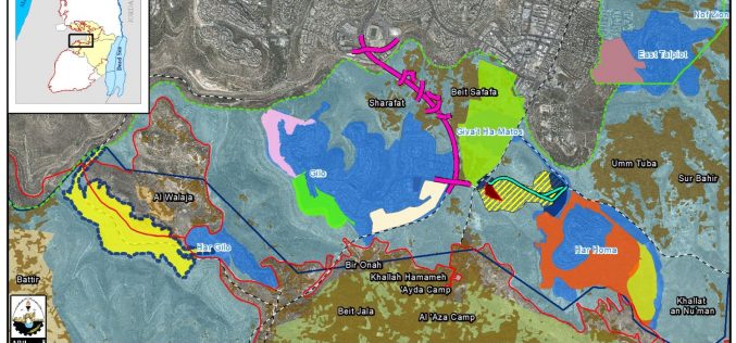 Israel to complete the ring of settlements north of Bethlehem city <br> “The case of Har Homa settlement
