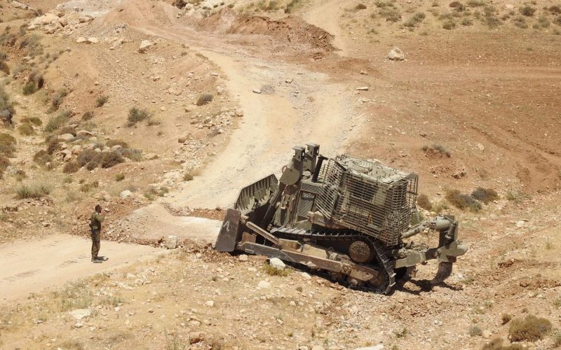 Israeli Machineries ravage two roads in Masafer Yatta / South Hebron