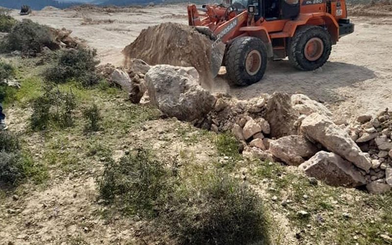 Demolition and Confiscation of Residences and Agricultural facilities in Al-Buweib east Yatta / Hebron governorate