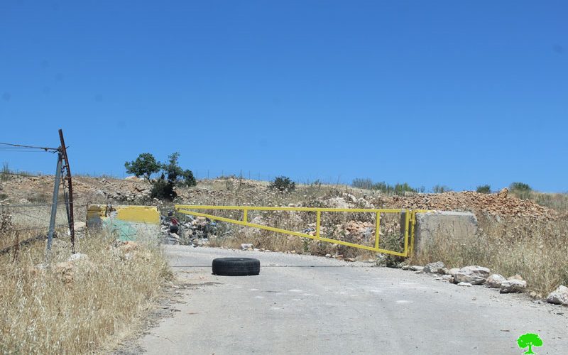 The Occupation Installed military gates in Sa’ir and Halhul towns/ north Hebron