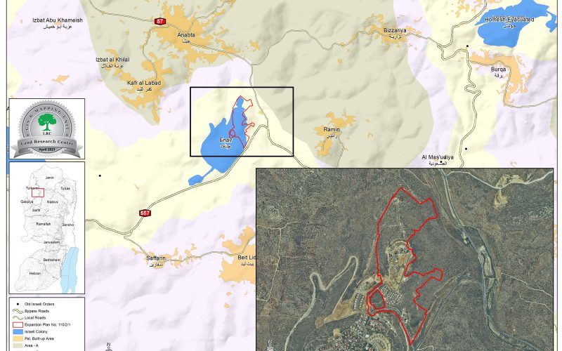 Land Research Center: Military Orders target 853 dunums during the Last April