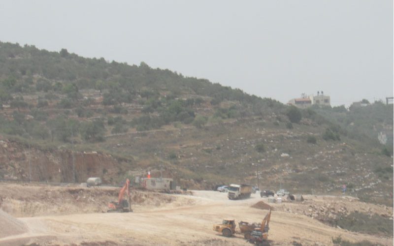Ravaging Vast Areas of Lands in Yasuf for Nevi Nahmiya outpost / Salfit Governorate