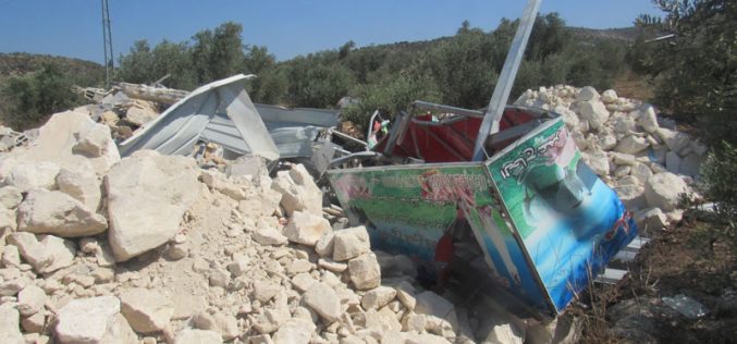 Demolishing Stores in Ya’bad / Jenin Governorate