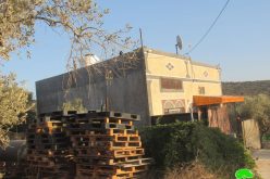 إخطار 10 مساكن بوقف العمل والبناء في قرية حارس / محافظة سلفيت