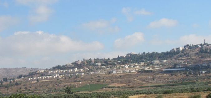 The Israeli Occupation Expands Shiloh Colony on Ramallah and Nablus lands