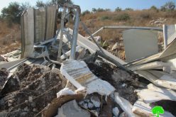 Demolition of Structures and a Barn in Qaffin town / Tulkarm Governorate