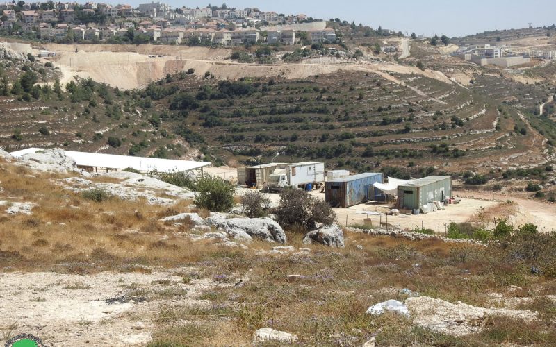 New outpost on Al-Khader land/ Bethlehem Governorate