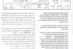 Halt of Work Notice for Houses and Facilities in ‘Azzun ‘Atma village / East Qalqilya
