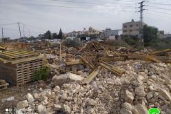 The Israeli Occupation Demolished a Store in Haris Village / Slfit Governorate